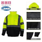 Hi-Vis Reflective Safety Jacket for Men, Yellow