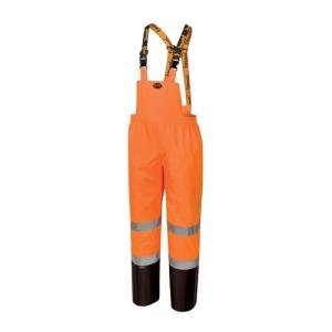 Men's Hi-Vis Waterproof Safety Bib Pants