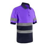 Hi-Vis Reflective Polo Shirt for Outdoor Safety