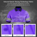 Hi-Vis Reflective Polo Shirt for Outdoor Safety