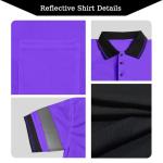Hi-Vis Reflective Polo Shirt for Outdoor Safety