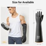 Heavy Duty Latex Gloves for Acid and Oil
