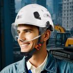 Lightweight Adjustable Safety Helmet with Visor