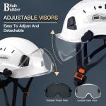 Lightweight Adjustable Safety Helmet with Visor