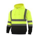 High-Visibility Reflective Safety Hoodie - Yellow
