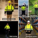 High-Visibility Reflective Safety Hoodie - Yellow