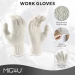 12 Pairs Cotton String Safety Work Gloves