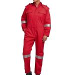 Hi-Vis Flame Resistant Coveralls with Reflective Tape