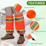 High Visibility Reflective Leg Gaiters for Work