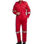 Hi-Vis Flame Resistant Coveralls with Reflective Tape