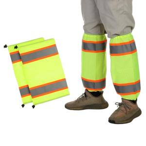 High Visibility Reflective Leg Gaiters for Safety
