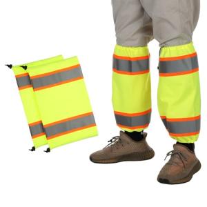 Hi-Vis Reflective Leg Gaiters for Outdoor Safety