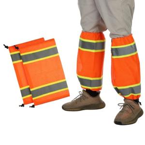 High Visibility Reflective Leg Gaiters for Work