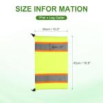 Hi-Vis Reflective Leg Gaiters for Outdoor Safety