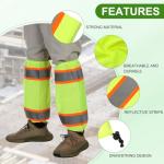 High Visibility Reflective Leg Gaiters for Safety