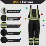 Hi Vis Waterproof Safety Overalls for Men