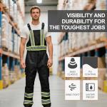 Hi Vis Waterproof Safety Overalls for Men