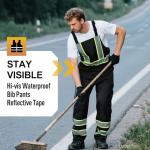 Hi Vis Waterproof Safety Overalls for Men