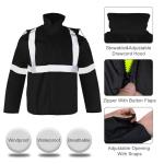 Hi-Vis Reflective Waterproof Rain Jacket and Pants