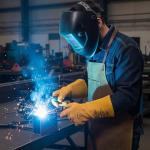 SKYDEER Tough Deerskin Heat Resistant Welding Gloves