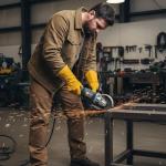 SKYDEER Tough Deerskin Heat Resistant Welding Gloves