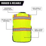 Premium High-Visibility Surveyors Safety Vest with Pockets