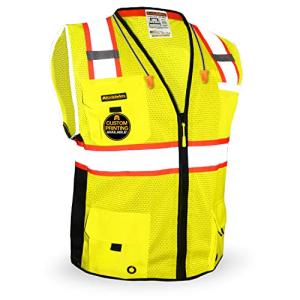 Big Kahuna Safety Vest – High Visibility, 11 Pockets