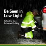 John Deere High Visibility ANSI Rain Suit, XL