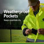 John Deere High Visibility ANSI Rain Suit, XL