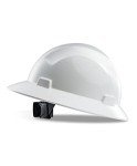 LANON White Full Brim Hard Hat - OSHA Approved