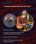 LANON Full Brim Hard Hat - OSHA Approved Safety Helmet