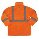 High Visibility Orange Rain Jacket, ANSI Compliant