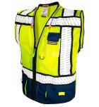 KwikSafety Sheriff High-Visibility Safety Vest - Blue