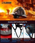 LANON Full Brim Hard Hat - OSHA Approved Safety Helmet