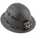 Klein Tools Vented Full Brim Hard Hat with Lamp
