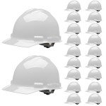 Malta Dynamics 4 Pt. Suspension Hard Hat - White