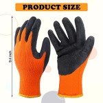 Heat Resistant Gloves - 3 Pairs, Orange & Black