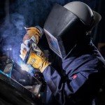 Multi-Task Kevlar Welding Gloves - Medium/Yellow
