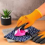 Heat Resistant Gloves - 3 Pairs, Orange & Black