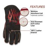 Lincoln Electric 14" Leather Welding Gloves