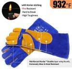 Heat-Resistant Welding Gloves for Fire Safety