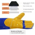Heat-Resistant Welding Gloves for Fire Safety