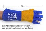 Heat-Resistant Welding Gloves for Fire Safety