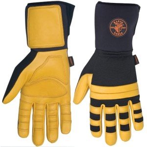 Klein Tools Soft Grain Leather Lineman Work Gloves