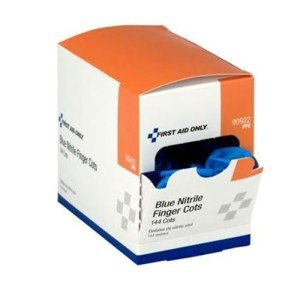 Disposable Blue Nitrile Finger Cots - 144 Pack