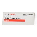 DUKAL Medium Nitrile Finger Cots - 144 Pack