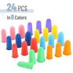 24-Pack Silicone Finger Protectors by Mr. Pen