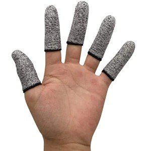 12 Pack Cut Resistant Finger Cots for Safety