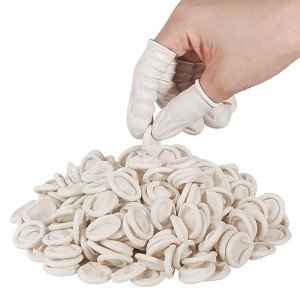 Tifanso 210 PCS Disposable Latex Finger Cots