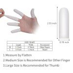 Tifanso 210 PCS Disposable Latex Finger Cots